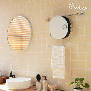 모엘로 가정용 소형 온풍기 No타공, No시공 벽걸이 히터 욕실 온풍기