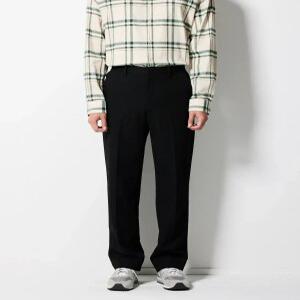 [STCO] [컴포트밴드] Warm 캐시미어필 슬랙스 블랙 (와이드핏)-SPAUD71WSB