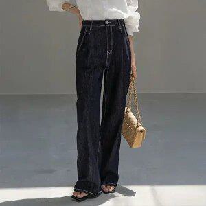 (뮬랑) M. 스티치 밴딩 논페이드 데님[데님D0709H02]