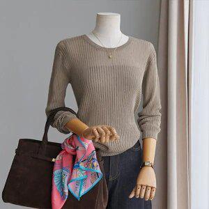 (안나앤모드) A. 카나 시스루 골지 니트 [니트D0818P02]