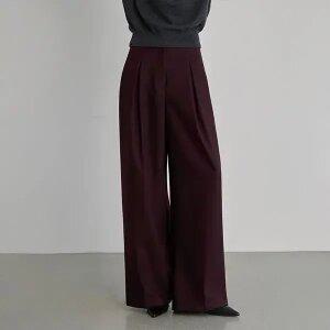 (뮬랑) M. 웜 언오비 와이드 슬랙스 (2col)[팬츠D0918Q02]