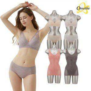 [80%+무 배+묶음] 오모떼 새해맞이 빅사이즈 브라 팬티 빅사이즈 바디쉐이퍼 거들 보정
