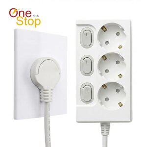 윈스탑 제로갭 국산 슬림 납작 멀티탭 3구 16A 고출력 개별스위치 멀티콘센트 1m,1.5m