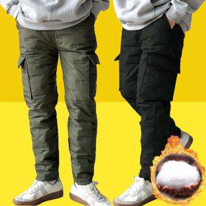 남자 겨울 작업복 패딩 방한 카고 건빵 밴딩 솜 바지 배달 팬츠 근무복 택배 중년 낚시