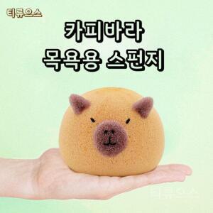 카피바라스펀지 샤워볼 인형스폰지 저자극 목욕볼 티류으스