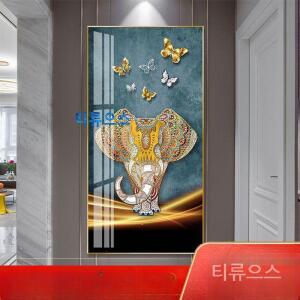 DIY 청색 보석십자수전면 비즈십자수 대형사이즈 티류으스