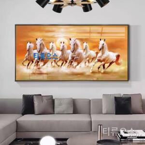 성공을 상징하는 팔마도 명화 보석십자수 대형 말그림 풍경 AB비즈 티류으스