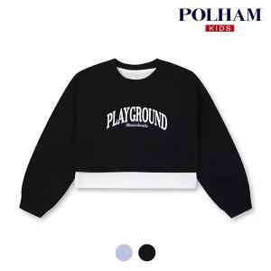 [폴햄키즈] 시그니처 여아 더블니트 나시 분리형 레이어드 맨투맨_PKE1TR2070