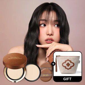 [선착순 오야니파우치증정] 에이지투웨니스X오야니 콜라보 벨벳 래스팅 팩트(본품+리필