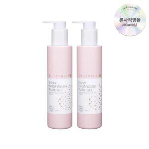[질경이] 순한 여성청결제 데일리 에코아워시 퓨어젤 200ml 2개