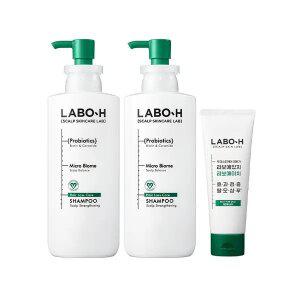 라보에이치 탈모케어 두피강화 샴푸, 400ml 2개 + 증정(112ml, 1개)