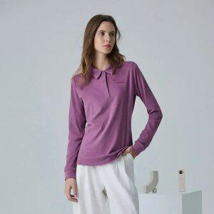 [머렐] 여성 스트레치 기모 긴팔 플리스 카라티셔츠 (D4LS301WPNK-K)