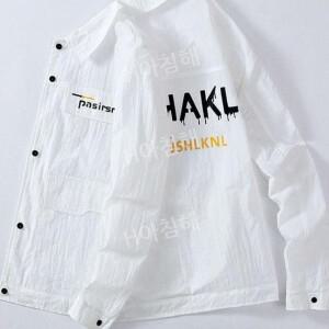 티류으스 남자 경량 바람막이 점퍼 빅사이즈 후드집업 자켓