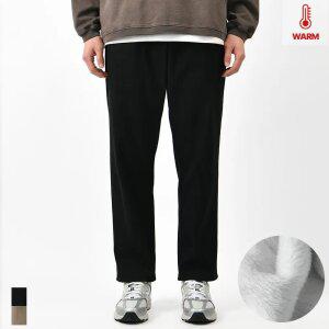남자 겨울 기모 밴딩 테이퍼드 면바지 스판 빅사이즈 블랙 베이지