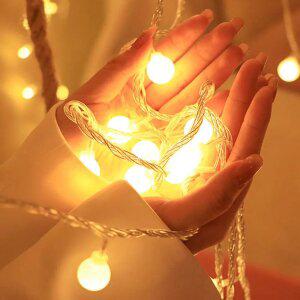 앵두알 LED 트리전구 50구 크리스마스 캠핑 차박 텐트장식 무드등 줄조명