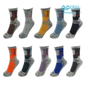 국내생산 순수데이 남자 등산양말 5켤레 색상랜덤 스포츠 아웃도어