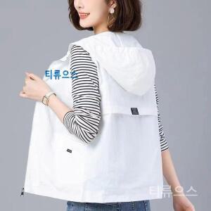티류으스 보온 캐주얼 코튼 중년 멀티포켓 생활방수 엄마 아웃도어 숏 여자 후드 얇은