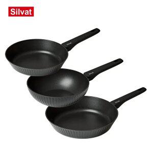 실바트 벨리나 IH 단조 프라이팬 3종 세트(24팬+24웍+28팬)