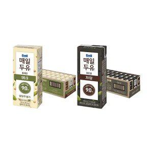 매일두유 99.9 190ml, 24개 + 검은콩 190ml, 24개