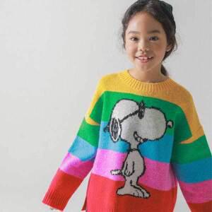 [아이러브제이] P. 힙스터 스누피 풀오버 니트 티 JUWTO26