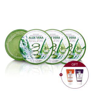 1.+1.+1. 메이아일랜드 순도 100% 제주도 알로에베라 진정.보습 수딩젤 300ml (총3개