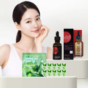 [에코브런치] 즉각쿨링 알로에 카밍 젤 크림 캡슐/이데베논 스킨 부스터 앰플 골라담기