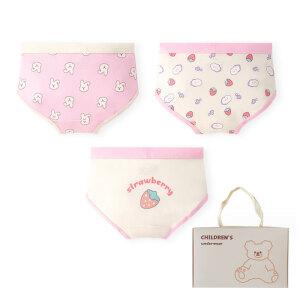 스트로베리 여아 삼각팬티 3매(N121)+선물포장