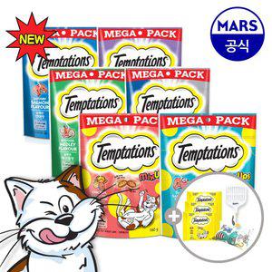 템테이션 메가팩 4팩 골라담기+고양이삽+캣닢쿠션+템테이션12gx3개
