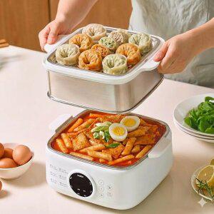 휴빅 전기 계란 찜기 스텐 달걀삶기 고구마찜기 가정용 스팀 쿠커