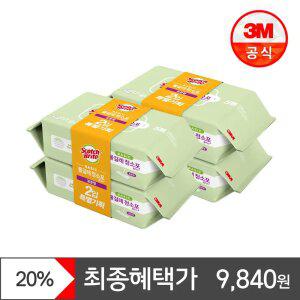 [최종 9,840원] 3M 베이직 표준형/대형(선택) 물걸레 청소포 40매X4팩(160매)
