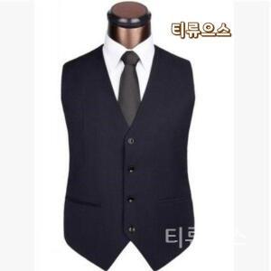 남성 여름 정장 조끼 쪼끼 남성용 드레스 단색 싱글 슬림핏 캐주얼 민소매 티류으스