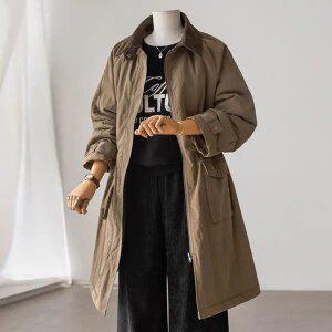 (안나앤플러스) A. 디렌 스트링 밍크 야상[자켓D0923N02] 빅사이즈