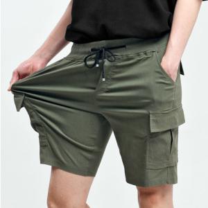 남녀공용 스판 인절미 카고 스판 반바지 (BN043)