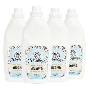 마미스 초고농축 섬유유연제 1.05L 4개 베이비코튼향 외