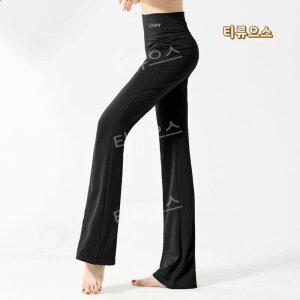 라인댄스하의 에어로빅복 공연복 줌바 라인댄스 바지-블랙 티류으스
