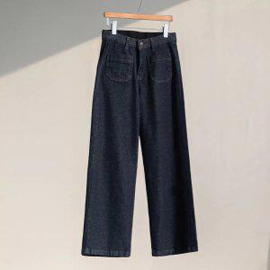 (안나앤플러스) 지젤 논페이드 기모 데님[데님EAD11] 빅사이즈