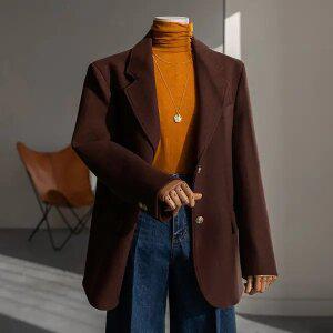 (안나앤모드) A. mono 골드버튼 울 자켓[자켓C0227N39]