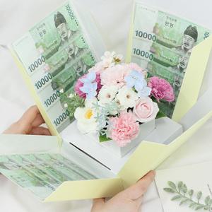 (완제품)서프라이즈 용돈박스 반전박스 용돈케이크 / 이벤트 / 어버이날선물/돈티슈/생일선물/환갑/칠순/부모님