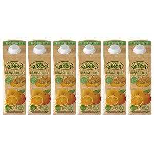 돈시몬 100프로 오렌지주스 NFC 착즙주스 오렌지 1L x 6팩