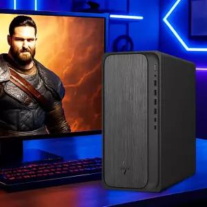 HP 옴니데스크 인텔 U7-265 D5 16GB 1TB FreeDOS 듀얼모니터 미니타워 M03-0028KR-U7 RTX3060 사무 업무 그