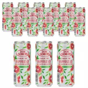 돈시몬 착즙 스파클링 자몽 에이드 탄산음료수 13개(330mlx13개) 착즙주스+탄산수