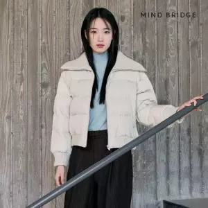 [택가 259,000] 마인드브릿지 여성 두굿_니트카라블루종다운점퍼 MYDJ8202