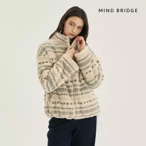 [택가 99,000] 마인드브릿지 여성 노르딕자카드플리스점퍼 MZJP8296