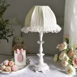 레이스 무드등 테이블 단스탠드 스탠드 램프 레트로 침실