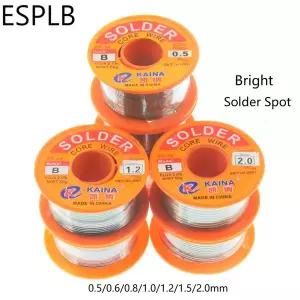 무연납 실납 납땜 와이어 63/37 CF-10 50G 솔더 주석 모델 B 클린 로진 리드 코어 용접 인두 릴 플럭스 2%