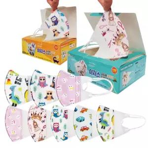 25매 8종 캐릭터 마스크 입체 이지스 일회용