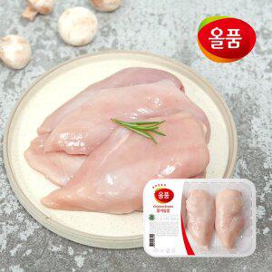 [올품] 1등급 국내산 냉장 닭가슴살 2kg (500gx4팩)
