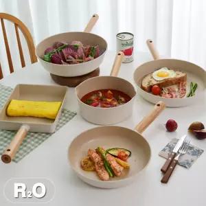 알이오 특수코팅 후라이팬 인덕션가능 세라믹 티타늄 다용도 궁중팬