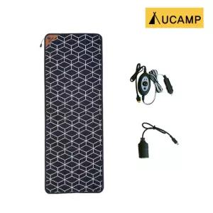 유캠프 DC 12V 전기매트 탄소 온열 매트 차박 캠핑 차량용 전기장판 1인용 USB겸용