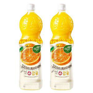 [기타]웅진 자연은 달콤 감귤 1.5L x 2개~12개 과일주스